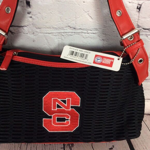 Alan Stuart NC State Wolfpack Mesh Handbag/Purse W/Embroidered Logo Tailgating - Picture 8 of 8